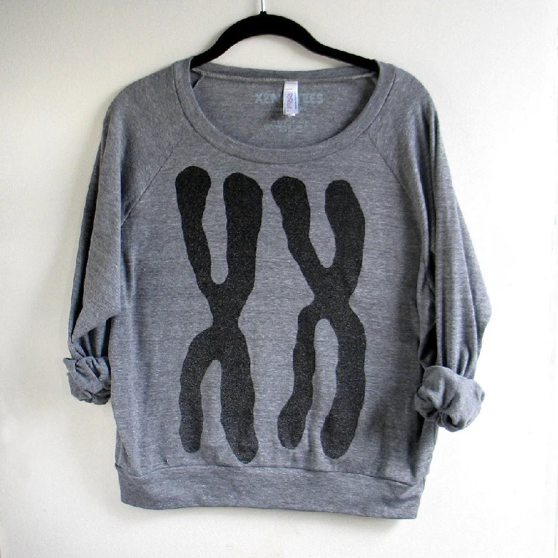 Womens XX Sweatshirt Pullover Jewel Neck Pullover
