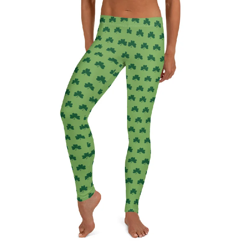 Shamrock Leggings Cozy Cotton Leggings