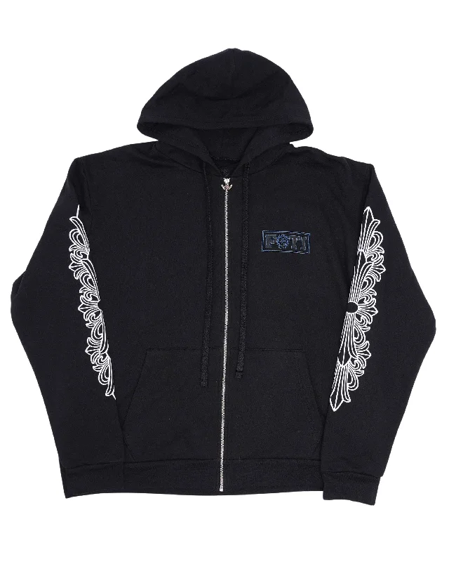 Foti Zip Up Hoodie Cotton Hoodie Fleece Lining Warmth