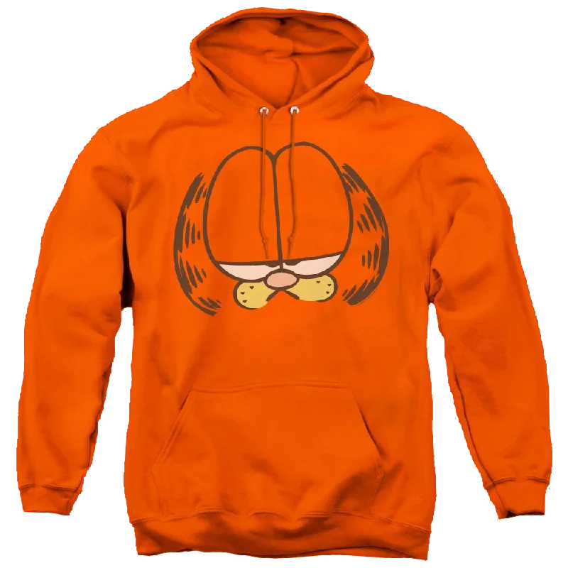 Garfield Big Head - Pullover Hoodie Blouson Sleeve Pullover