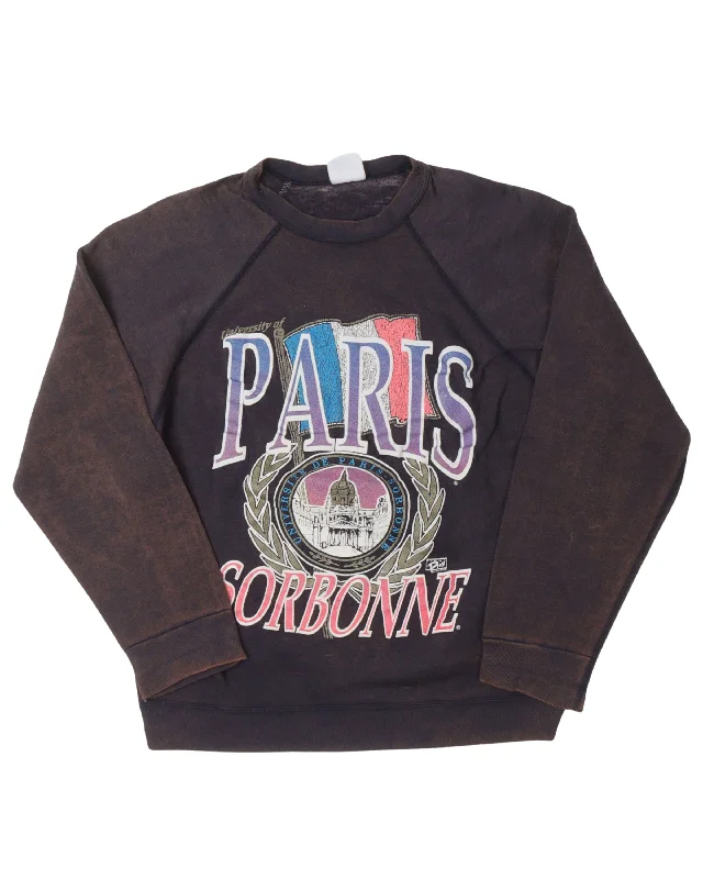 University of Paris Sweatshirt Hoodie with Oversized Fit Loose Comfortable