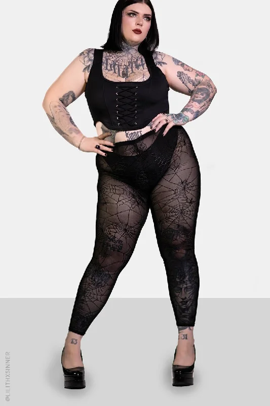 Spinnerette Leggings Stylish Lightweight Leggings