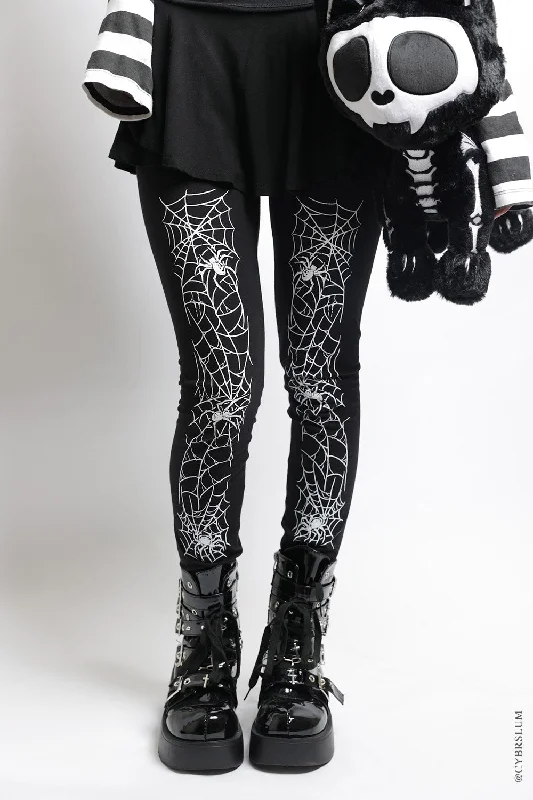 Spiderweb Leggings Fashionable Moisture-Wicking Leggings