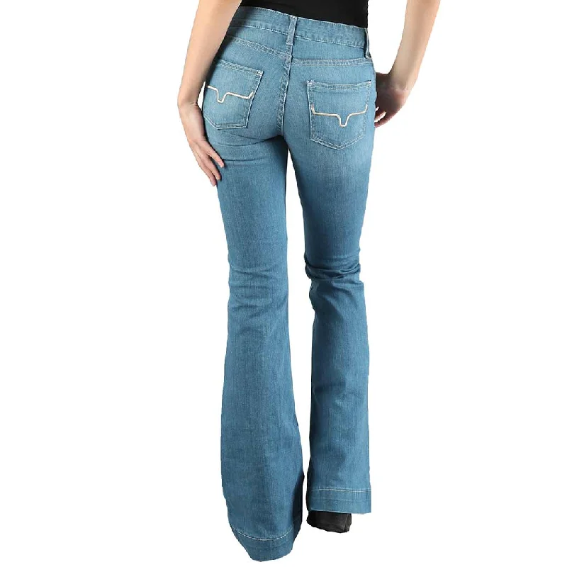 Kimes Ranch Women's Lola Soho Flare Trouser Jeans Trousers Print Floral