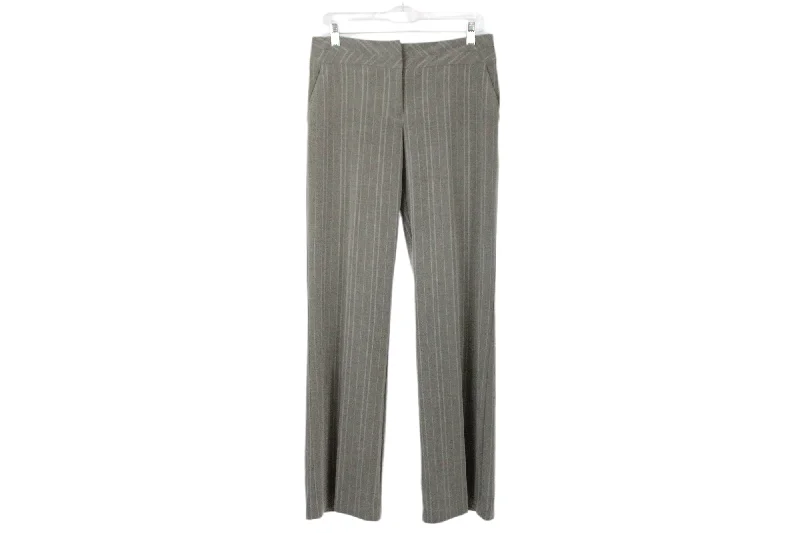 B. Moss Tailor Striped Trousers | 6 Trousers Leather Faux
