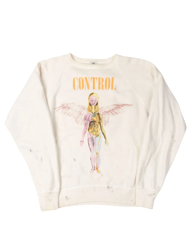 Kosuke Kawamura Anatomy of an Angel Sweatshirt Hoodie with Hidden Zipper Minimalist Clean