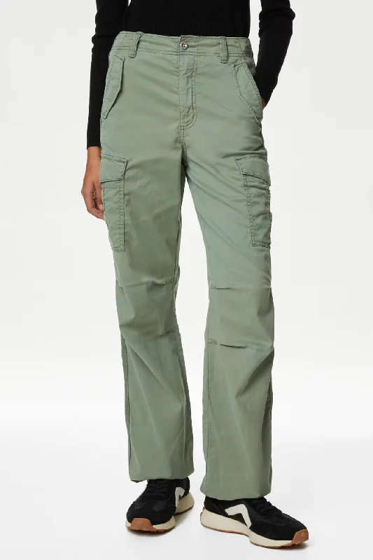 Soft Touch Cargo Trousers Trousers sophisticated sleek