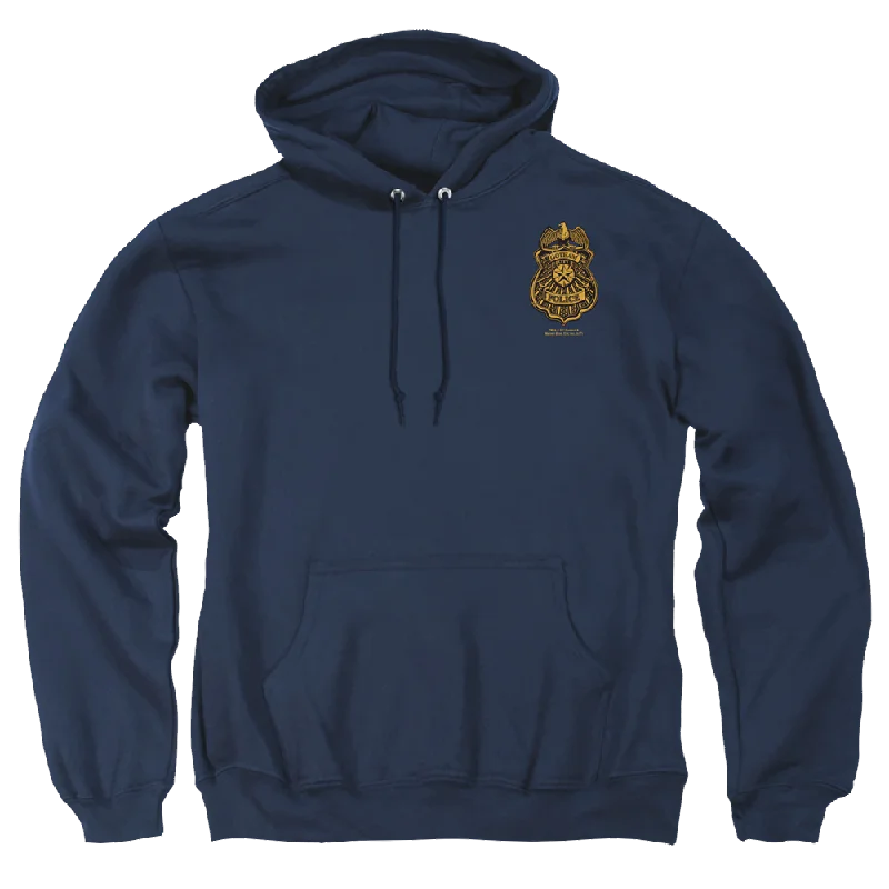 Batman - Arkham Gotham Badge - Pullover Hoodie Boat Neck Sweater