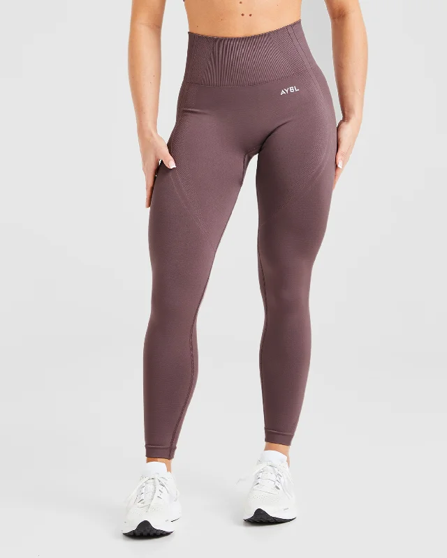 Balance V3 Seamless Leggings - Coffee Bean Elegant Printed Leggings with Pockets