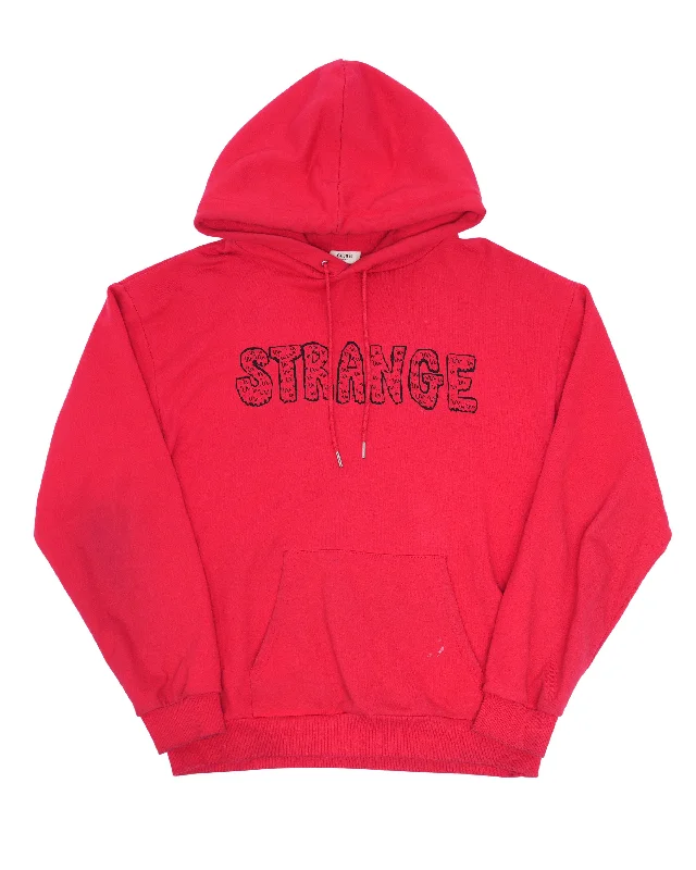 AW21 Strange Hoodie Hoodie with Cuffed Sleeves Snug Secure