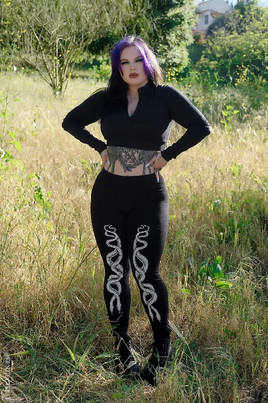 Medusa's Serpents Leggings Trendy Sports Performance Leggings