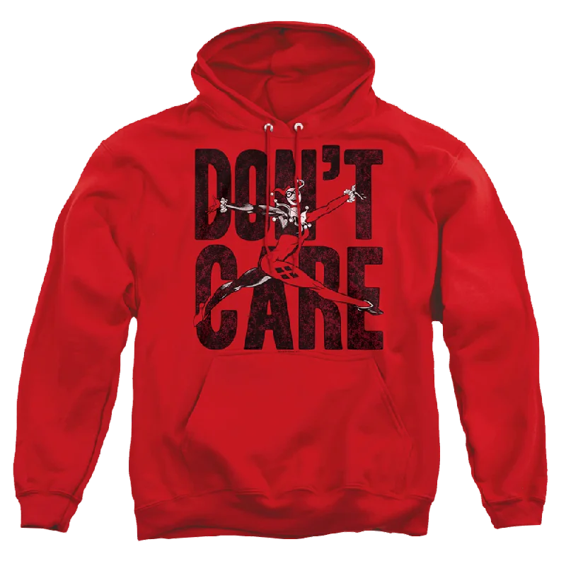 Harley Quinn Don’T Care - Pullover Hoodie High Neck Pullover