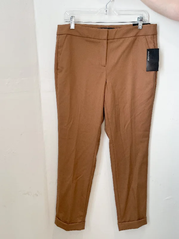 RW & Co. Camel Tailored Slim Leg Suit Ankle Trouser Pants NWT - Size 10 Trousers Exclusive Limited