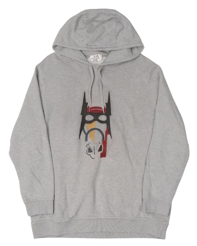 Horse Graphic Hoodie Hoodie with Drawcord Adjustable Secure