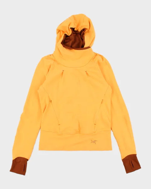 Vintage Women's Arc'teryx Double Hood Pullover Hoodie - M Jewel Neck Pullover