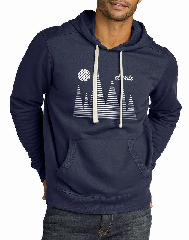 Unisex Elevate True Recycled Pullover Hoodie Bateau Neck Pullover