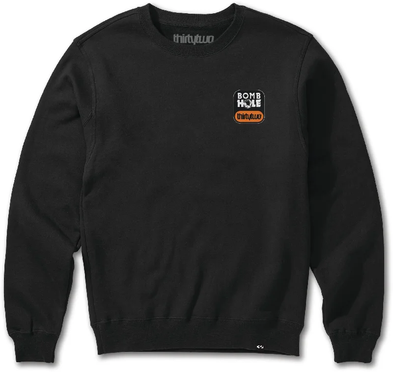 ThirtyTwo Bombhole Crewneck Sweatshirt 2025 Hoodie with Sequins Glamorous Eye-catching