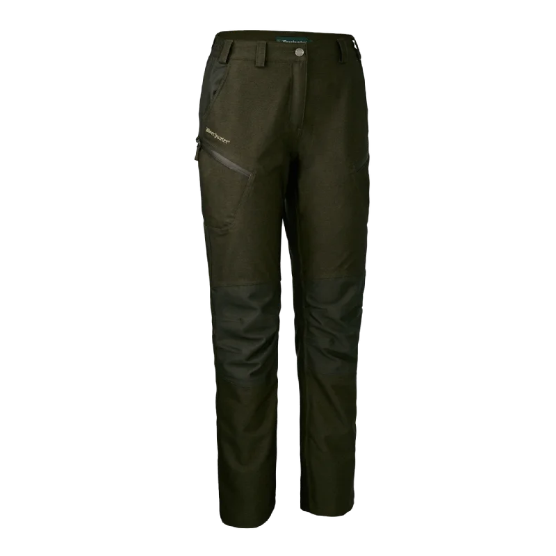 Deerhunter Lady Chasse Trousers - Olive Night Melange (365) Trousers cozy comfortable