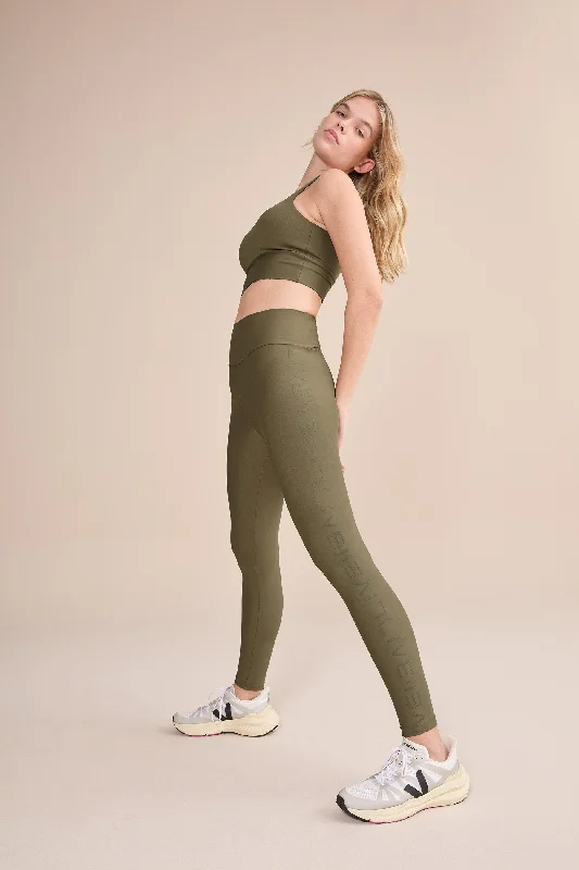 Icon Neo Long Leggings Fashionable Lacy Detail Leggings
