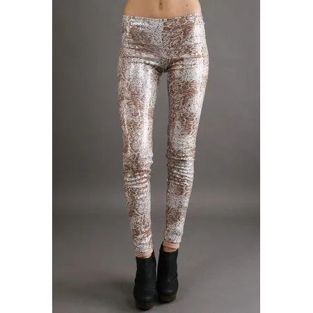 Savee Couture Sequined Leggings Trendy Minimalist Leggings