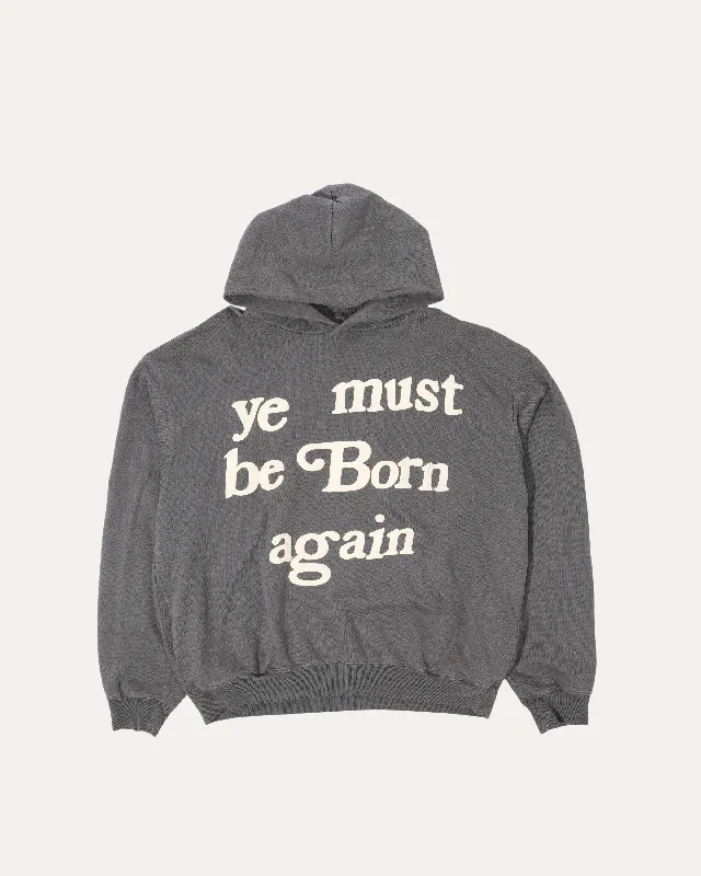 Kanye Born Again Hoodie Hoodie with Fur Luxurious Winter