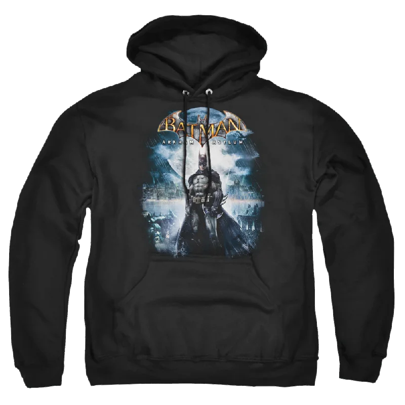 Batman - Arkham Game Cover - Pullover Hoodie Besom Neck Pullover