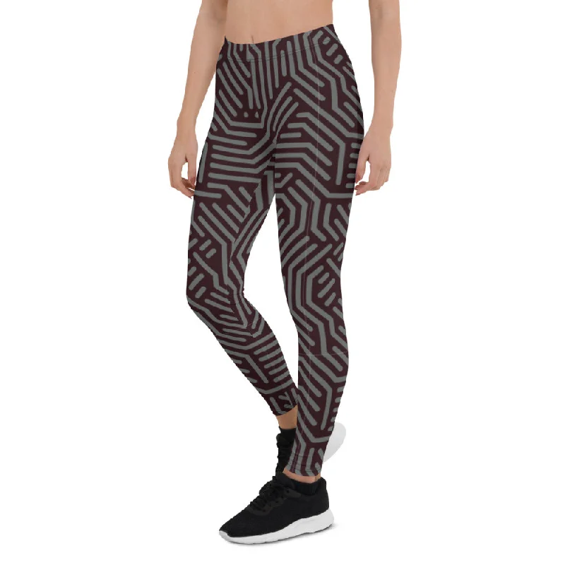 Cyberpunker Blue Leggings Elegant Full-Body Leggings
