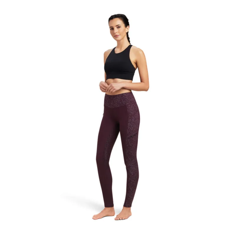 Ariat® Ladies E0S Lumina Full Seat Mulberry Red Leggings 10041314 Comfortable Plus Size Leggings