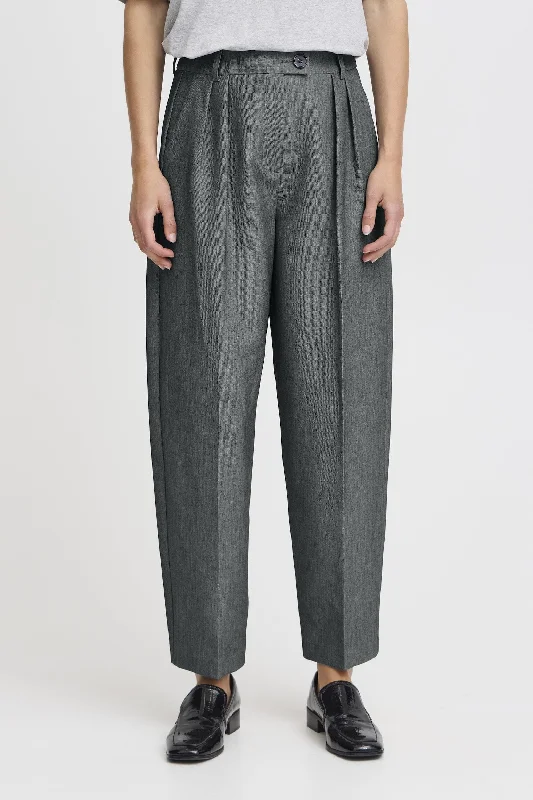 GREY PLEATED WORK TROUSER Trousers Bestseller Popular