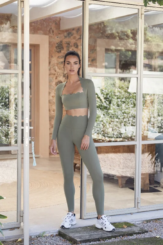 7/8 High-Waist Energy Legging Trendy Ombre Effect Leggings