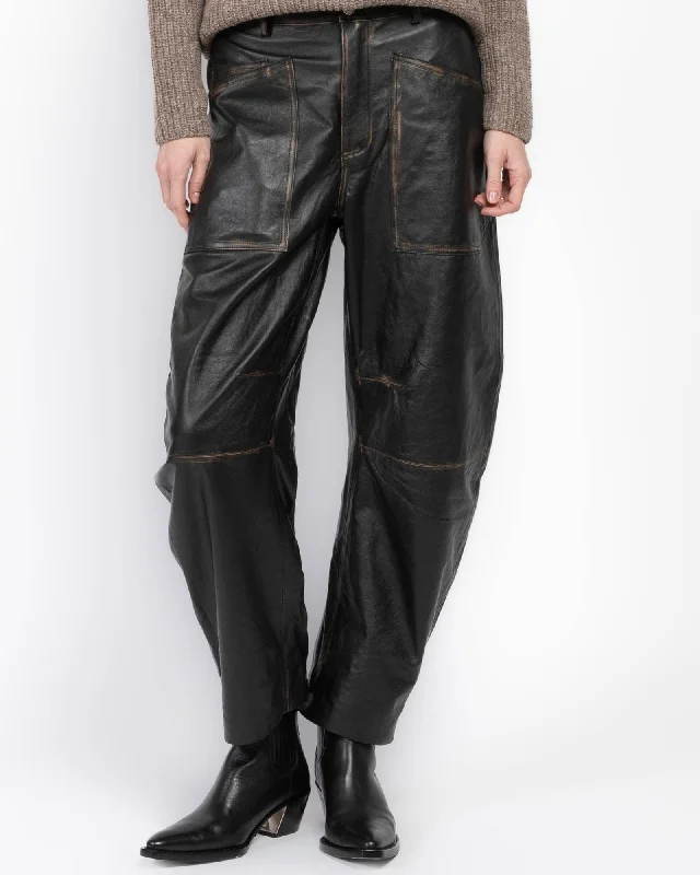 Trousers High Waist Slim Fit Ankle Length