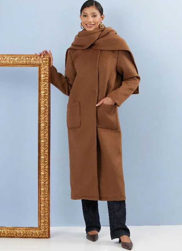 Simplicity Coats S3034 Wool Cashmere Tweed