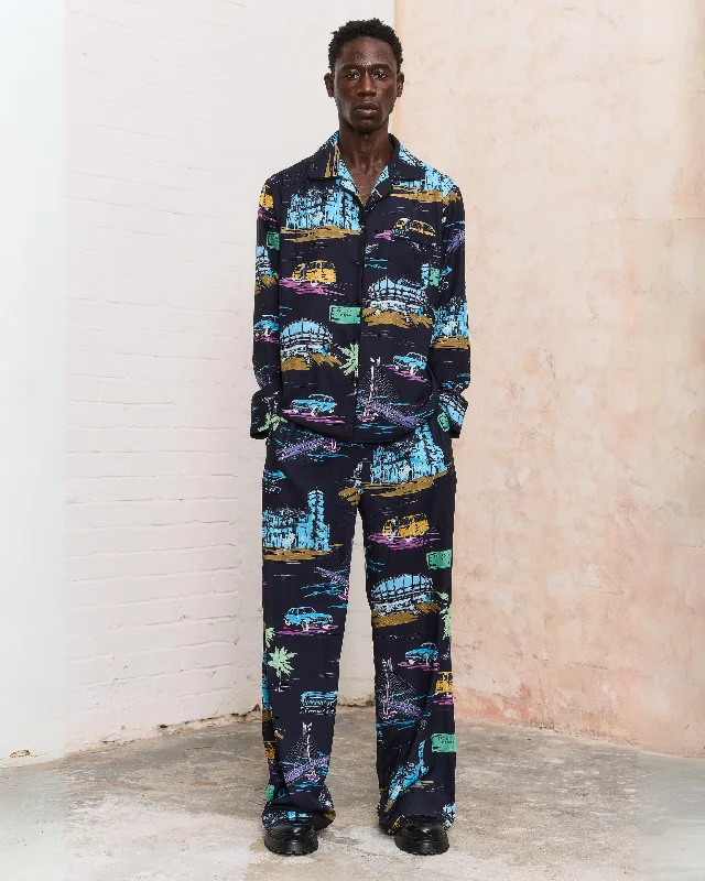 EKO TROUSERS BLACK - UNISEX Trousers versatile all-occasion