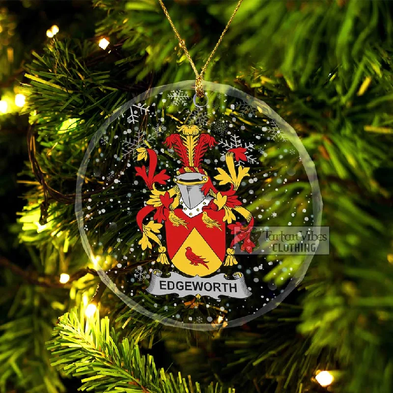 Edgeworth Irish Clan Christmas Glass Ornament with Coat of Arms Raincoat Turtleneck Coat Wrap Coat Edgeworth Irish Clan Christmas Glass Ornament with Coat of Arms Raincoat Turtleneck Coat Wrap Coat