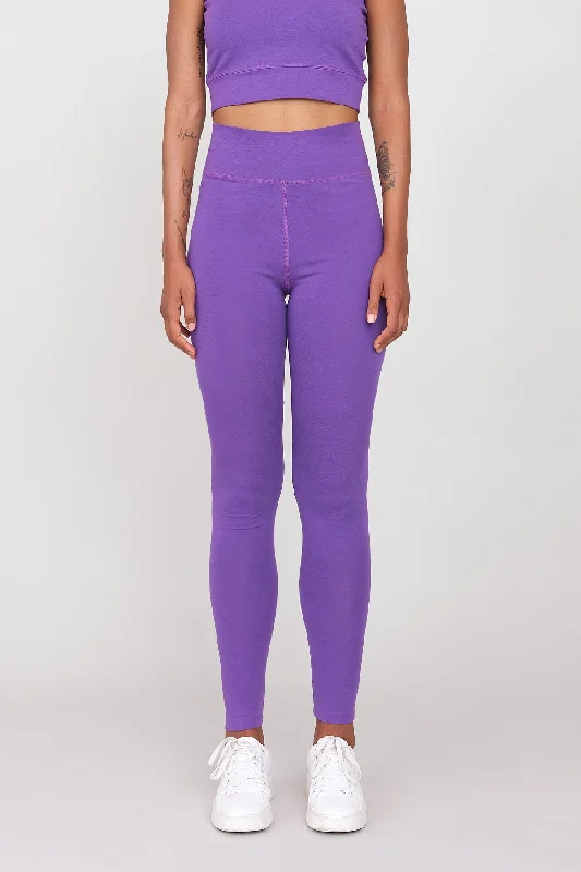 Leggings Violet Fashionable Moisture-Wicking Leggings