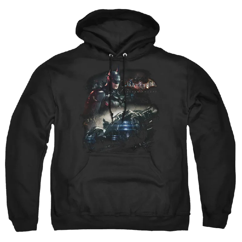 Batman - Arkham Knight Rider - Pullover Hoodie Asymmetrical Neck Pullover