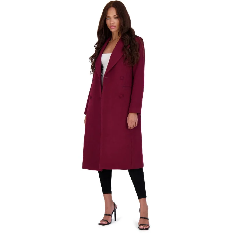 Avec Les Filles Women’s Double Breasted Tailored Wool Blend Coat with Peak Lapel A-Line Ball Gown Mermaid
