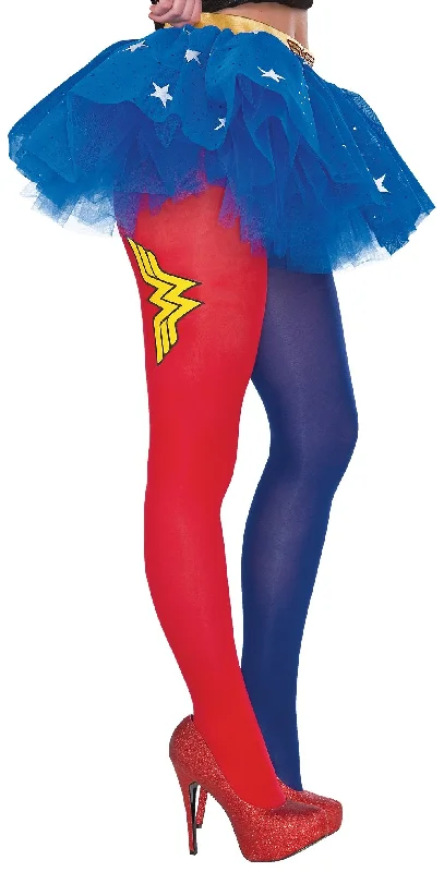 DC Comics Wonder Woman Costume Leggings Tights Stockings Chic Smooth Fit Leggings
