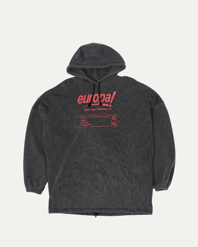 Europa Hoodie Hoodie Crop Top Short Trendy