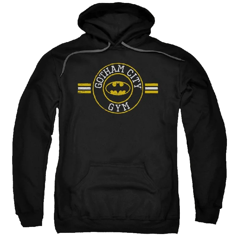 Batman Gotham City Gym - Pullover Hoodie Slim Sleeve Pullover