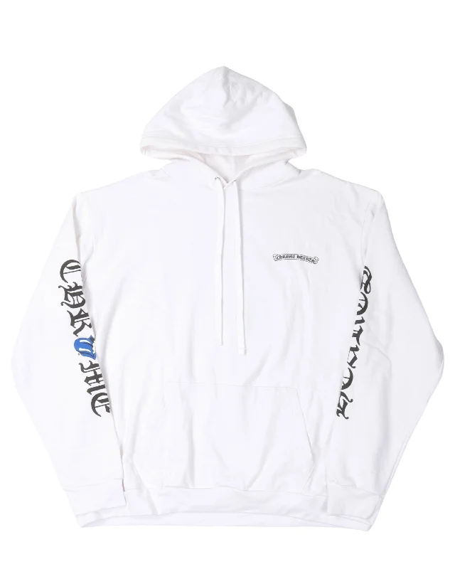 Rolling Stones Blue Logo Hoodie Hoodie with Crew Neck Simple Timeless