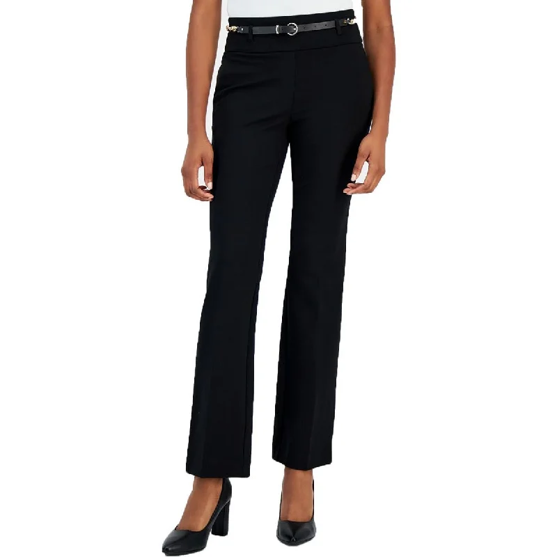 Anne Klein Womens High Rise Faux Pocket Trouser Pants Trousers Lace Delicate