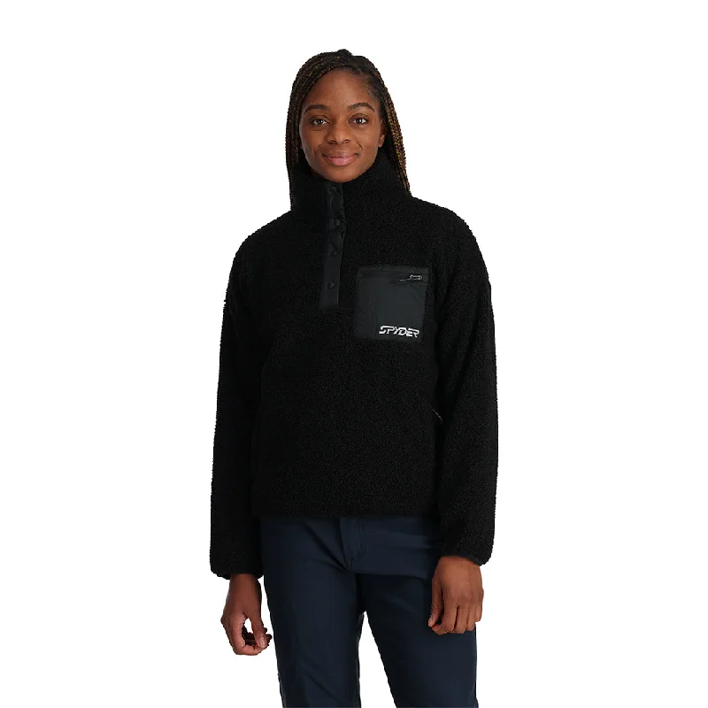 Womens Cloud Pullover - Black Bolero Style Sweater