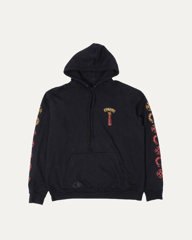 T Bar Logo Hoodie Hoodie with Lining Warm Insulated