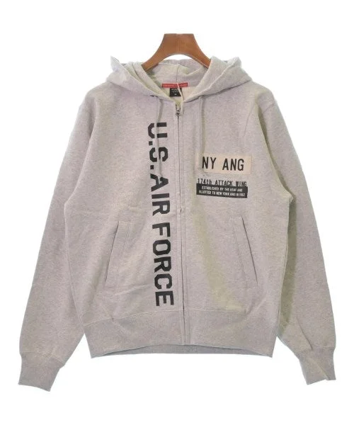 AVIREX Hoodies Hoodie with Tied Waist Feminine Flattering