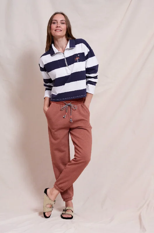 Johnny collar pullover Bardot Neck Top