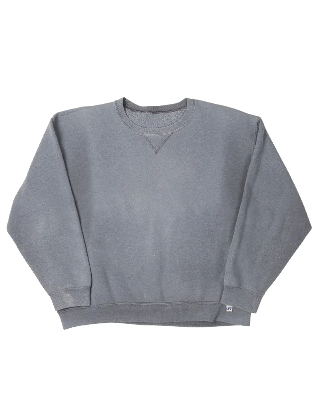 Russel Crewneck Sweatshirt Hoodie with Bell Sleeves Flared Feminine