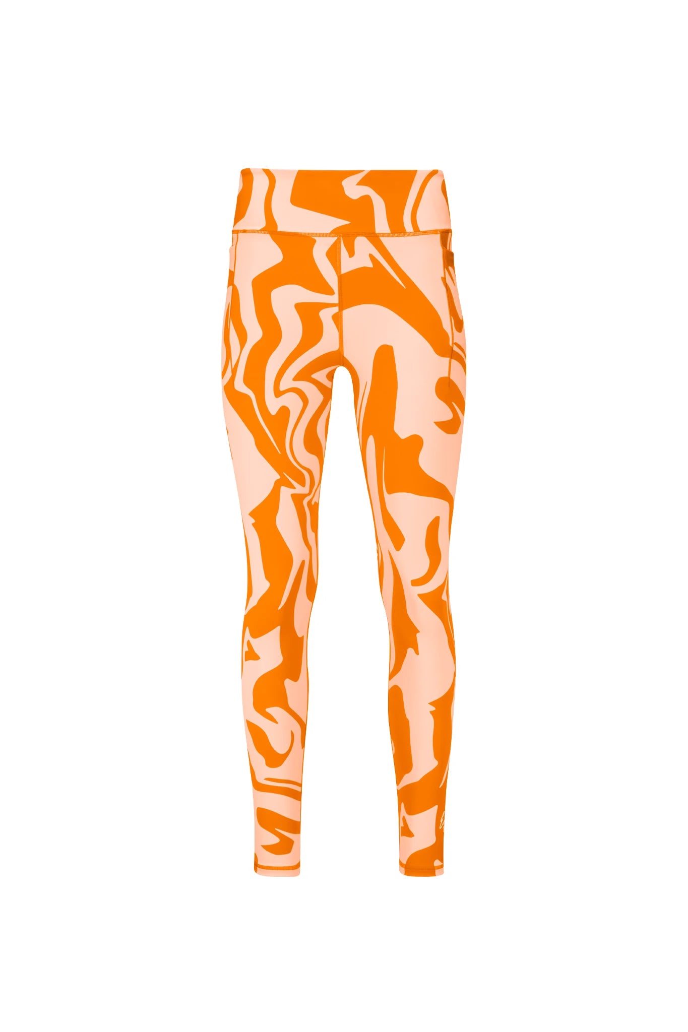 LCD Cantalope Women's Performance Pocket Legging Stylish Compression Fit Leggings