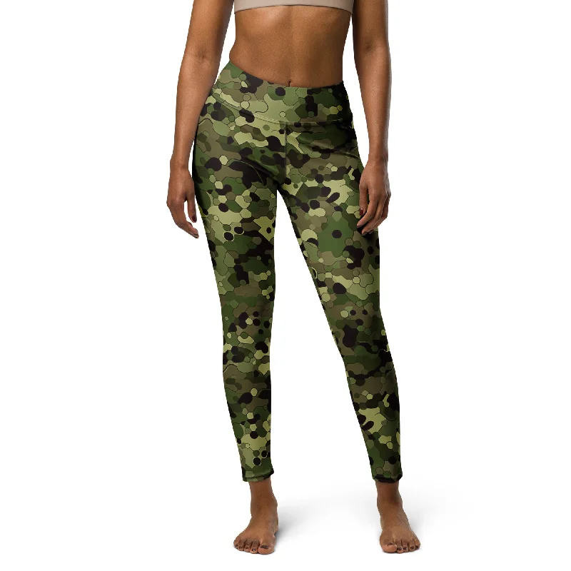 M23 Ladies Camo Yoga Leggings Elegant Animal Print Leggings