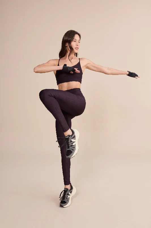 Pocket Back Reflex Long Leggings Trendy High-Compression Leggings